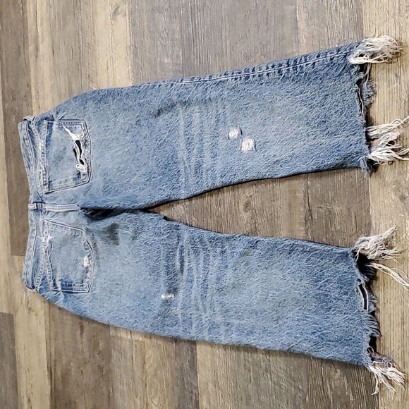 Free People We The Free Good Times Relaxed Fit Button Fly Jeans 27 - Picture 5 of 6